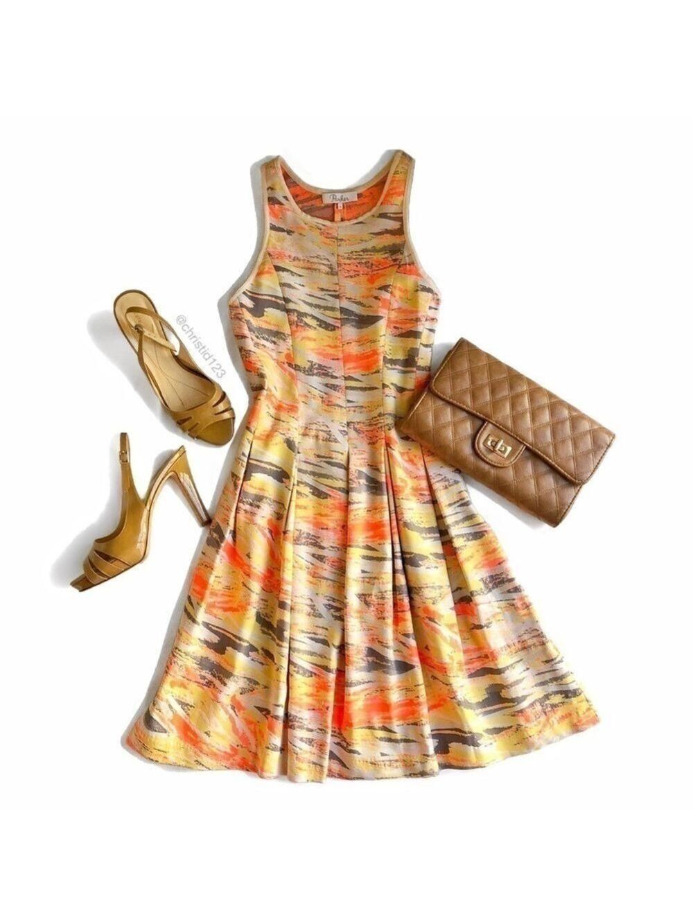Parker Fit And Flare Rio Dress